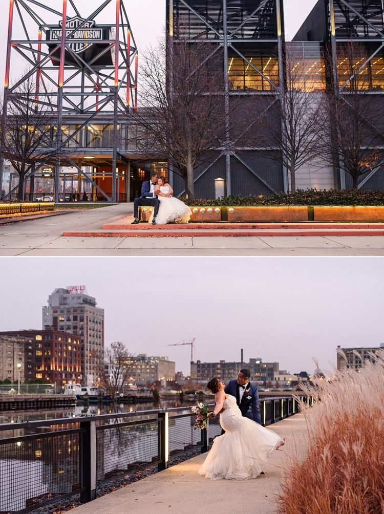 Outdoor Milwaukee Wedding Venues - Harley Davidson Museum