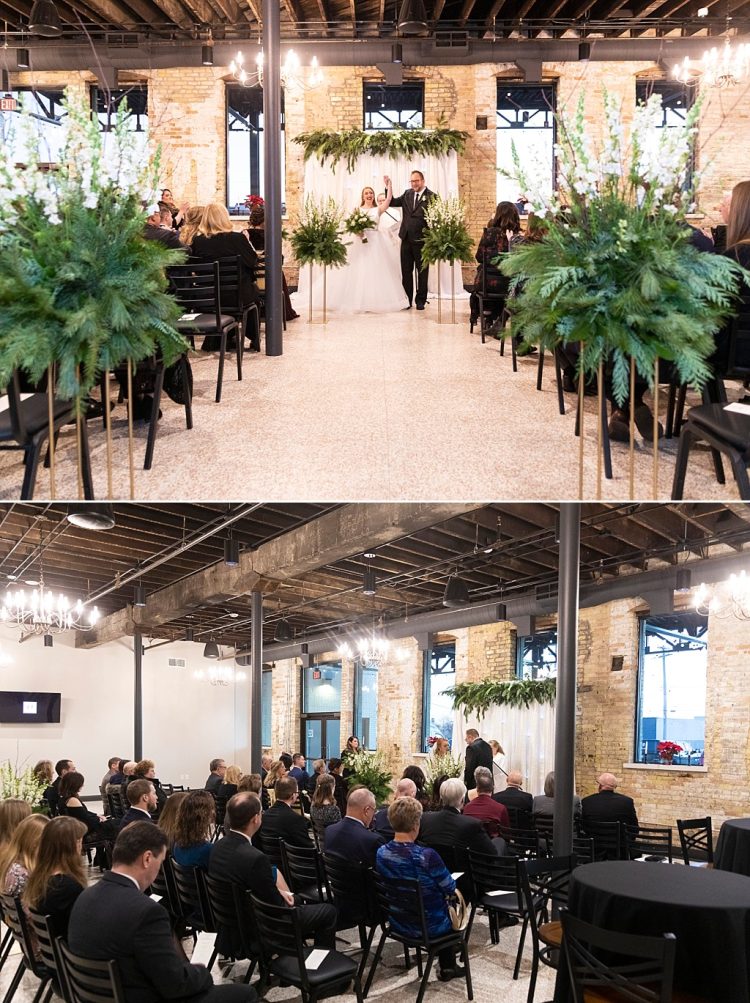 Wedding Ceremony at The Bucyrus Club's 1893 Ballroom